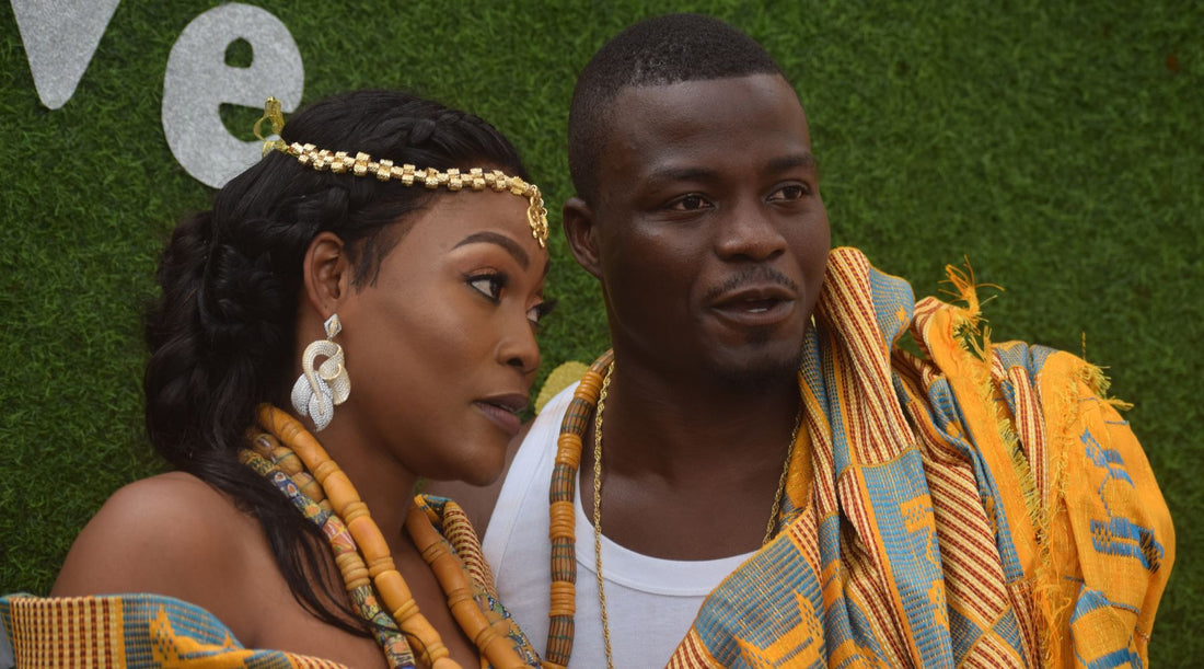 Model Wearing Jewellery and Traditional Kente Robe. PICTURE: Pexels