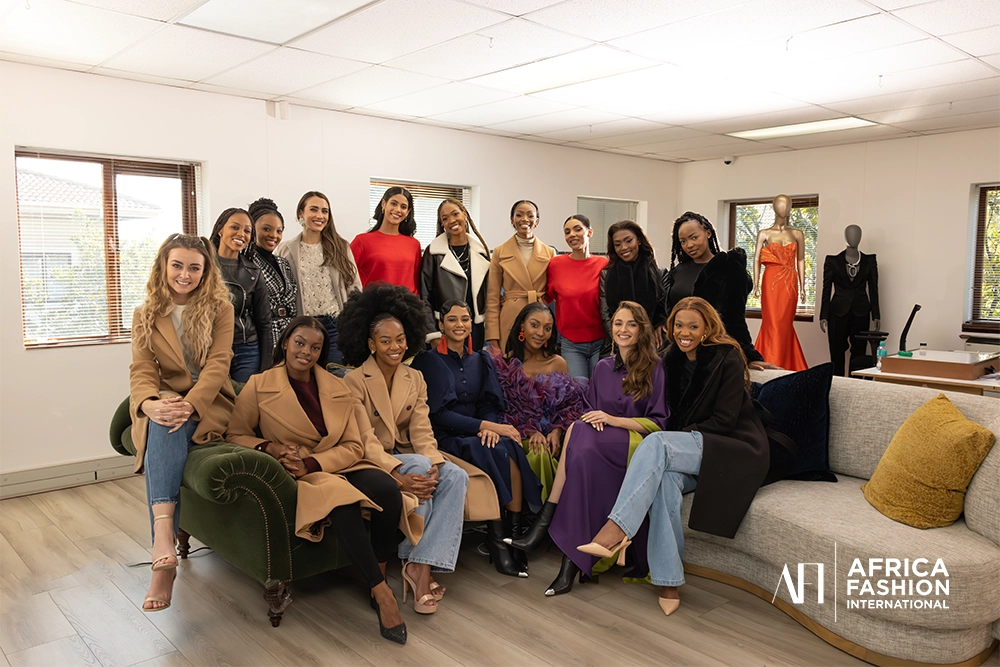 The Miss South Africa 2024 Finalists at the AFI Privé Atelier