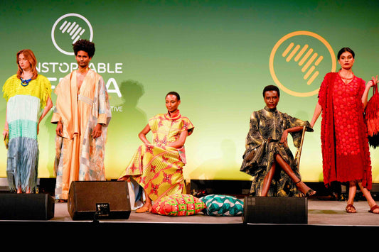 Models at the Unstoppable Africa Gala fashion show by Africa Fashion International
